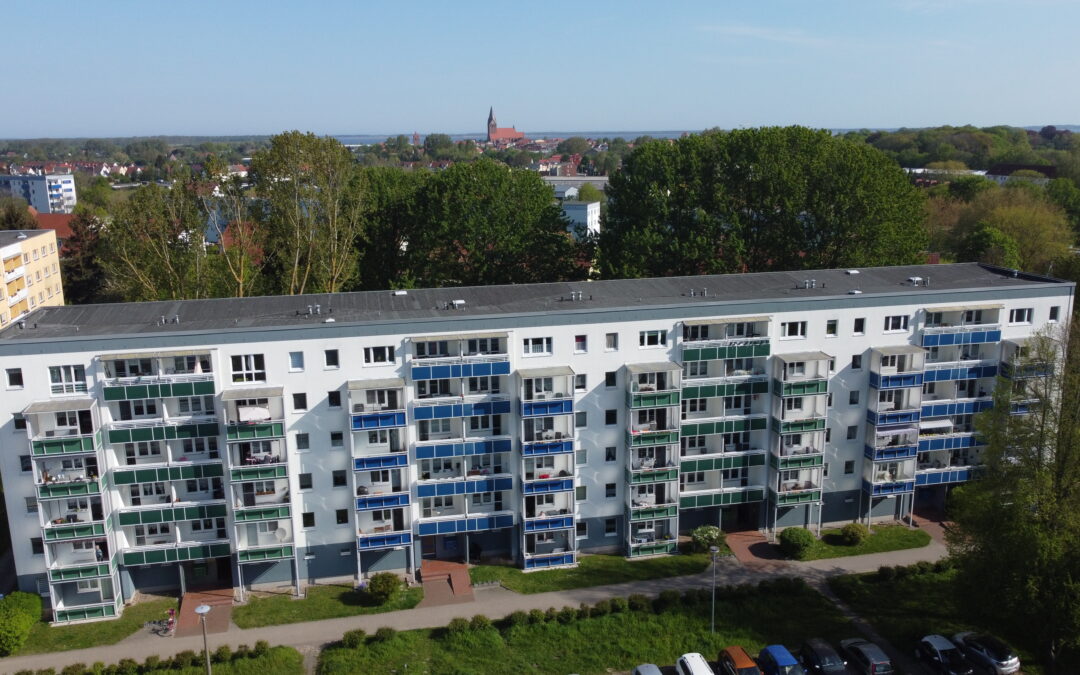 2-Raumwohnung in Barth, Erich-Weinert-Straße 2, Balkon, 4.OG